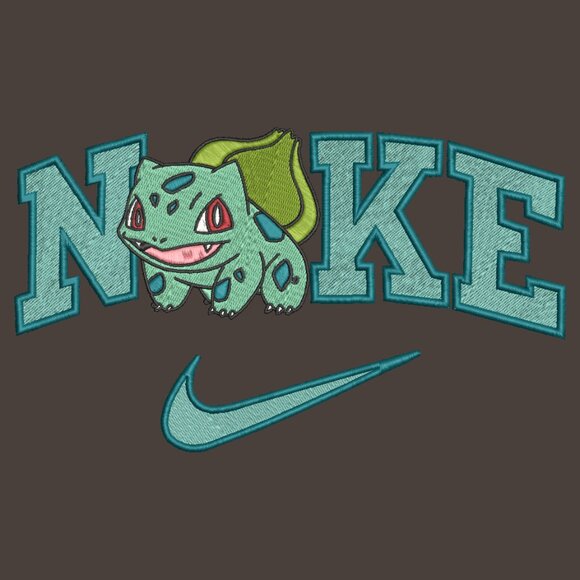 Nike Pokemon Bulbasaur Embroidered Adult Unisex Crewneck Sweatshirt Cozy - Picture 7 of 14
